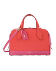 VUITTON Dora PM Red Pink Leather Bag
