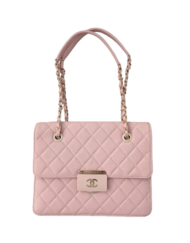 CHANEL Tote Pink Leather Bag
