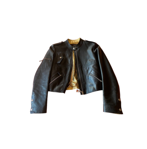 LOUIS VUITTON Leather Biker Jacket