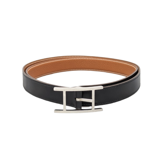 HERMES Quentin Reversible Leather Belt
